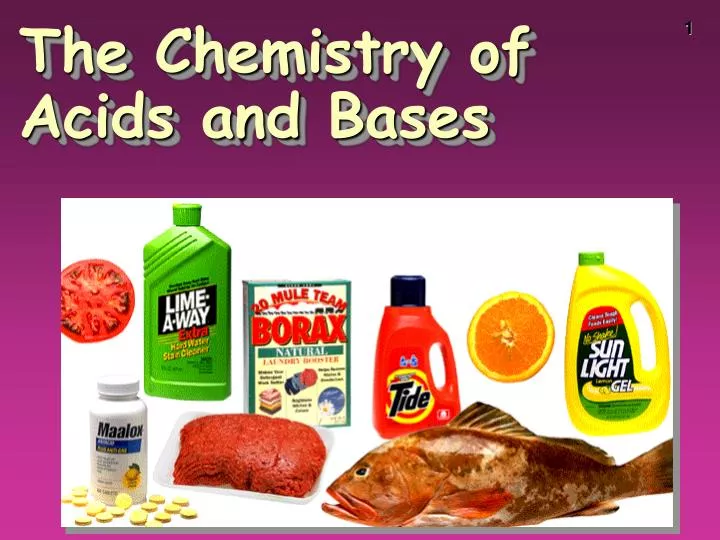 the chemistry of acids and bases