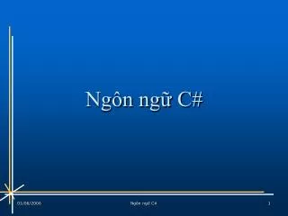 ng n ng c