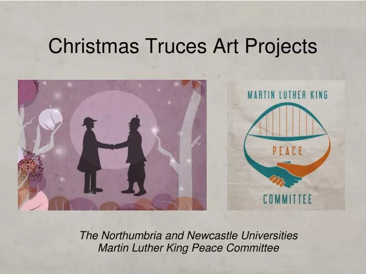 christmas truces art projects