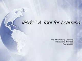 iPods: A Tool for Learning