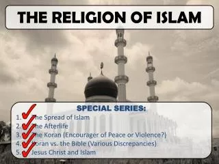 THE RELIGION OF ISLAM