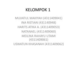 kelompok 1