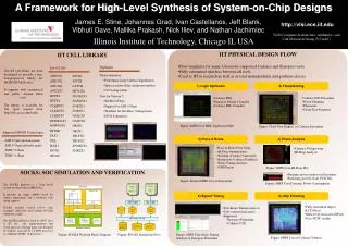 A Framework for High-Level Synthesis of System-on-Chip Designs