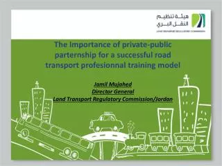 The contribution of training to transport and trade facilitation
