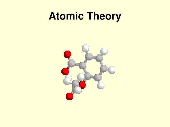 atomic theory