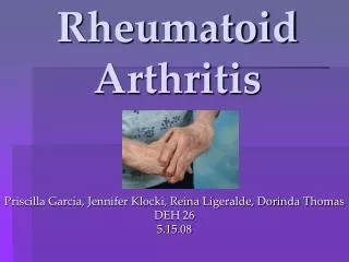 Rheumatoid Arthritis