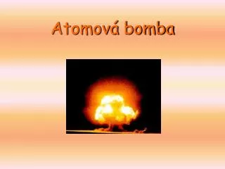 atomov bomba