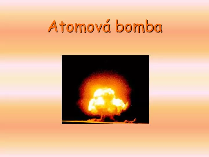 atomov bomba