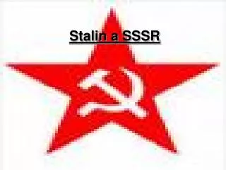 stalin a sssr