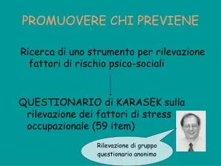 promuovere chi previene