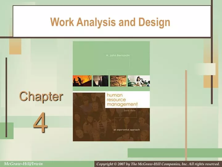 work analysis and design