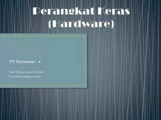 perangkat keras hardware