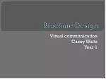 Brochure Design - slide 1