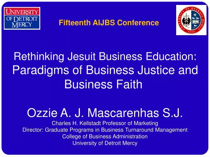 fifteenth aijbs conference