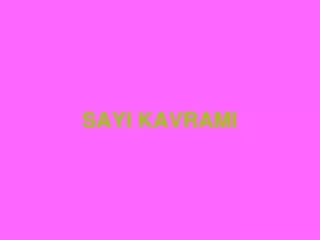 sayi kavrami