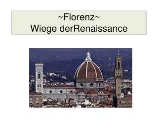 florenz wiege derrenaissance