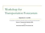 Workshop for Transportation Forecasters - slide 1