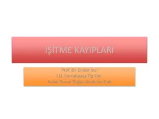 tme kayiplari