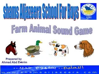 Farm Animal Sound Game