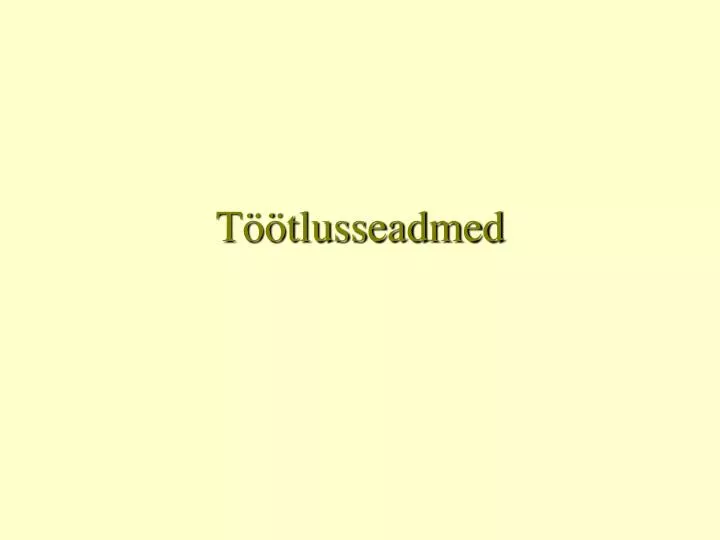 t tlusseadmed