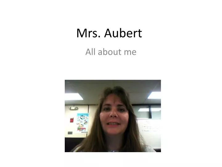 mrs aubert