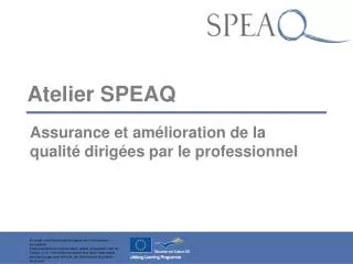 atelier speaq