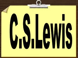 C.S.Lewis