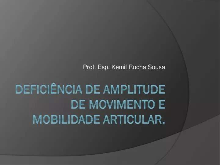 prof esp kemil rocha sousa