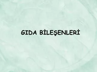 gida b le enler