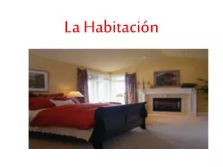 la habitaci n