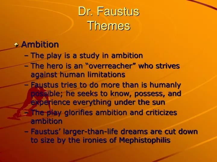 dr faustus themes