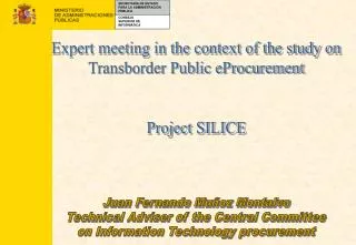 Expert meeting in the context of the study on Transborder Public eProcurement Project SILICE