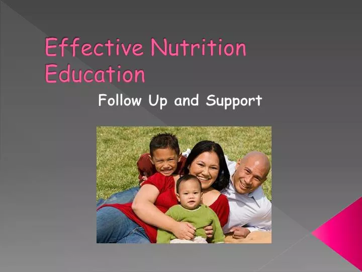 effective nutrition education