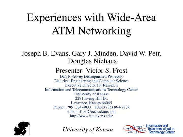 experiences with wide area atm networking