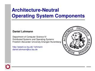 Architecture-Neutral Operating System Components