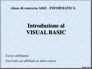 introduzione al visual basic
