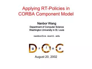 Applying RT-Policies in CORBA Component Model
