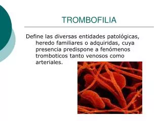 trombofilia