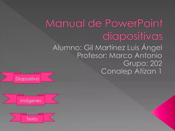 manual de powerpoint diapositivas