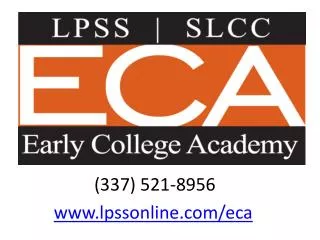 (337) 521-8956 lpssonline/eca