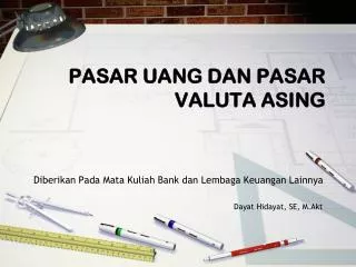 pasar uang dan pasar valuta asing