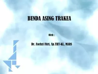 benda asing trakea