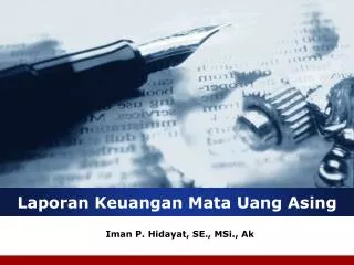 laporan keuangan mata uang asing