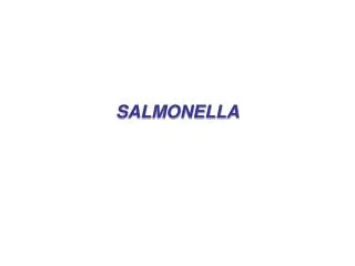 salmonella