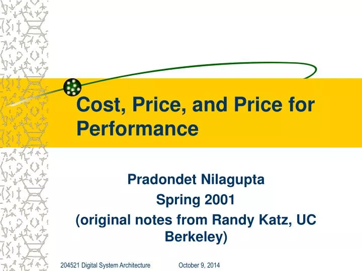 cost price and price for performance