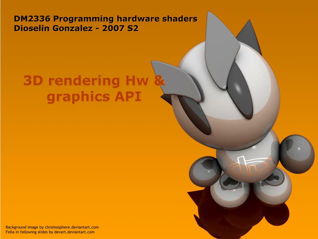 PPT - 3D rendering Hw & graphics API PowerPoint Presentation, free ...