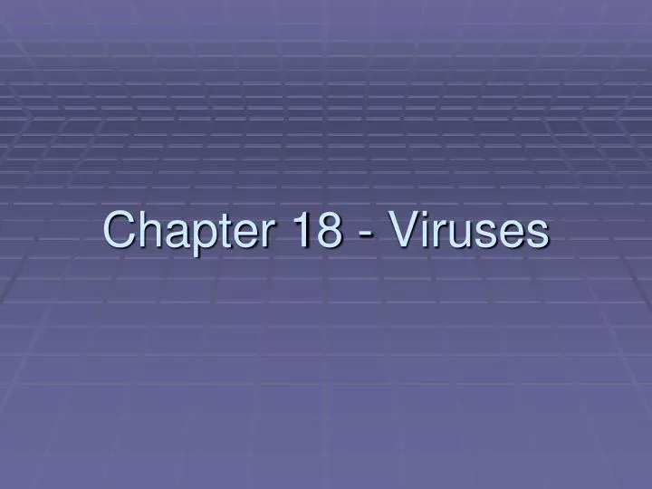 chapter 18 viruses