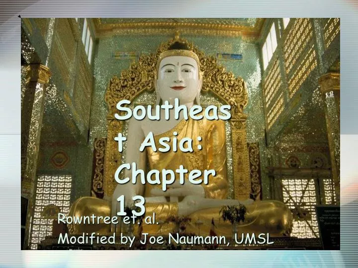 southeast asia chapter 13