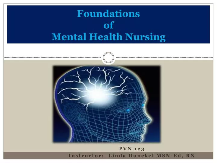 foundations of mental health nursing