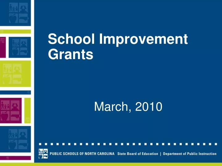 school improvement grants